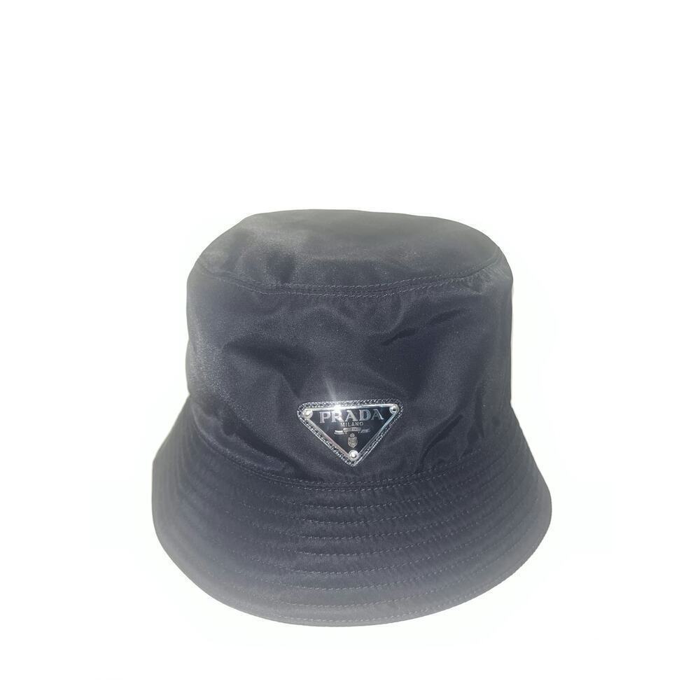 Prada Re-Nylon Bucket Hat - Size Small, Like New with Dustbag